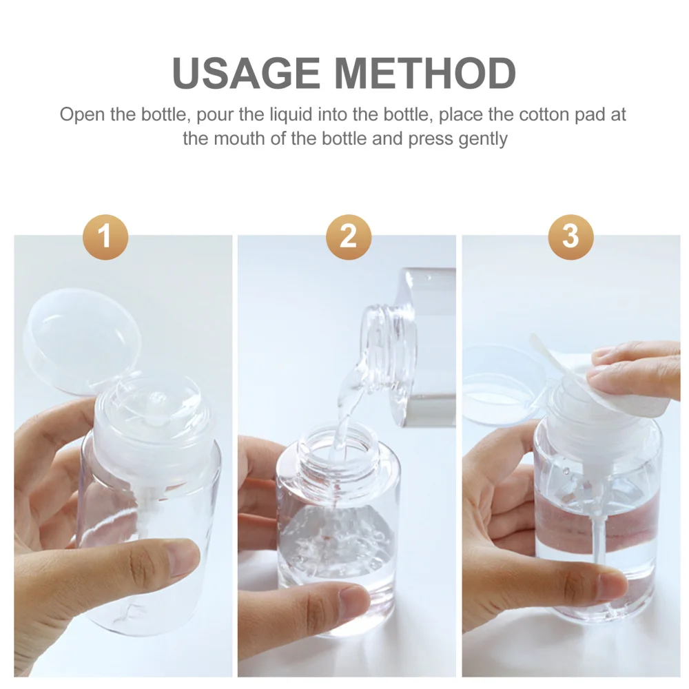 

2pcs Empty Bottle Travel Empty Storage Container for Toner Cleansing Water Lotion (100ml)