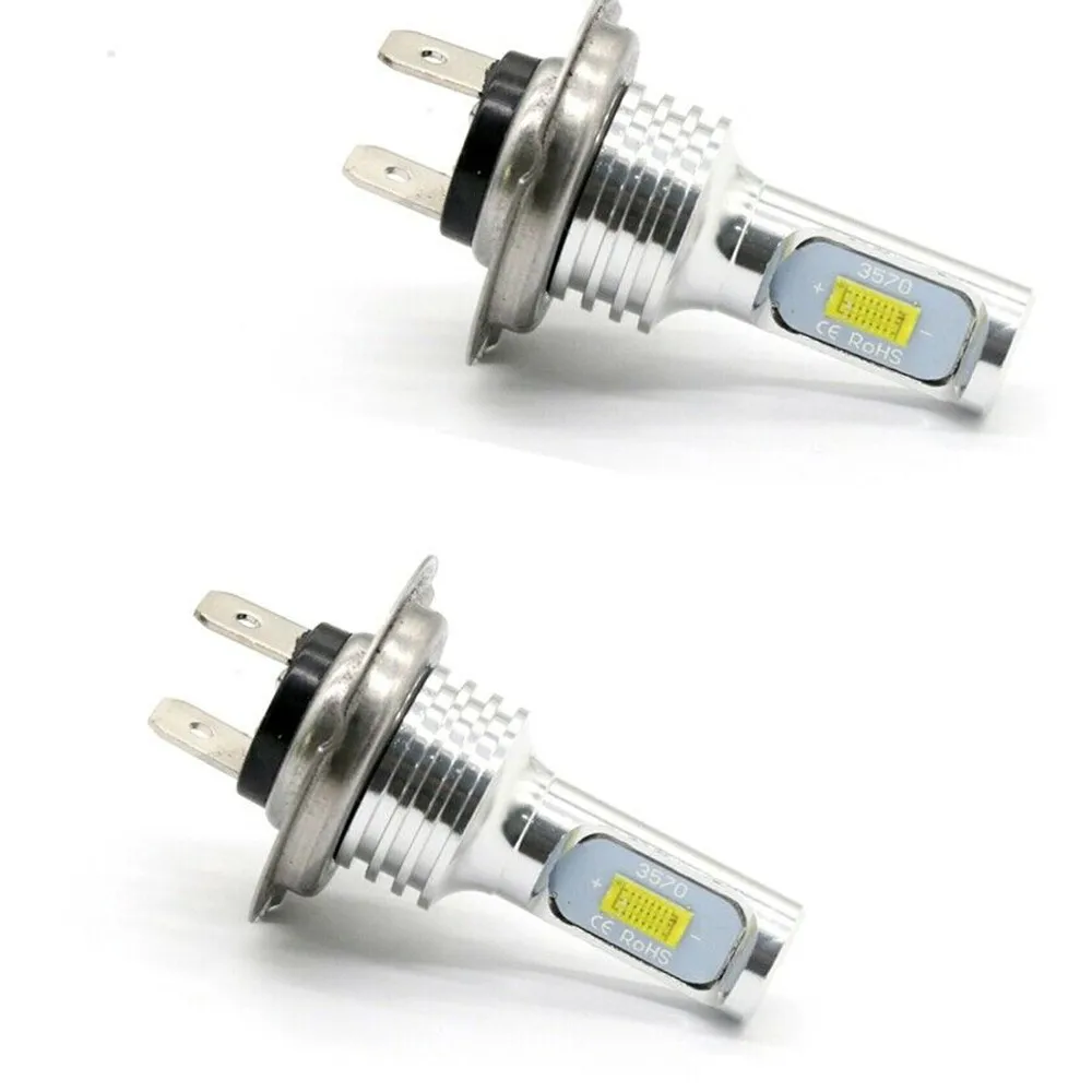 

H7 3030 LED Headlights Kit High Low Beam Bulbs 100W 6000K Super Bright Car Daytime Running Lights High Beam