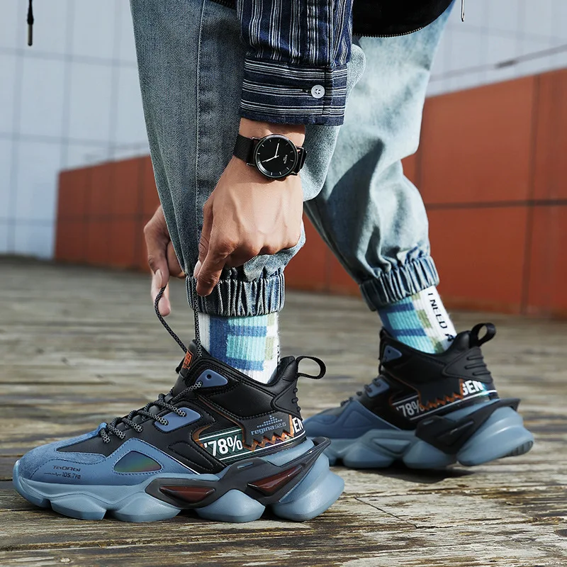 

Fashion outdoor basketball running sports trendy men must have casual sports shoes Korean style trend air cushion casual shoes