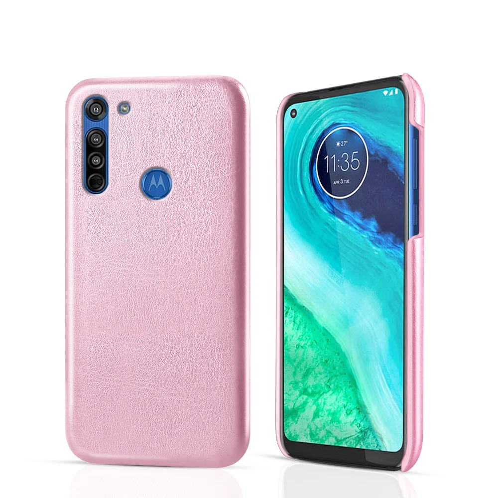 

Moto G8 protective case for Motorola G8 Crazy Horse Leather mobile phone