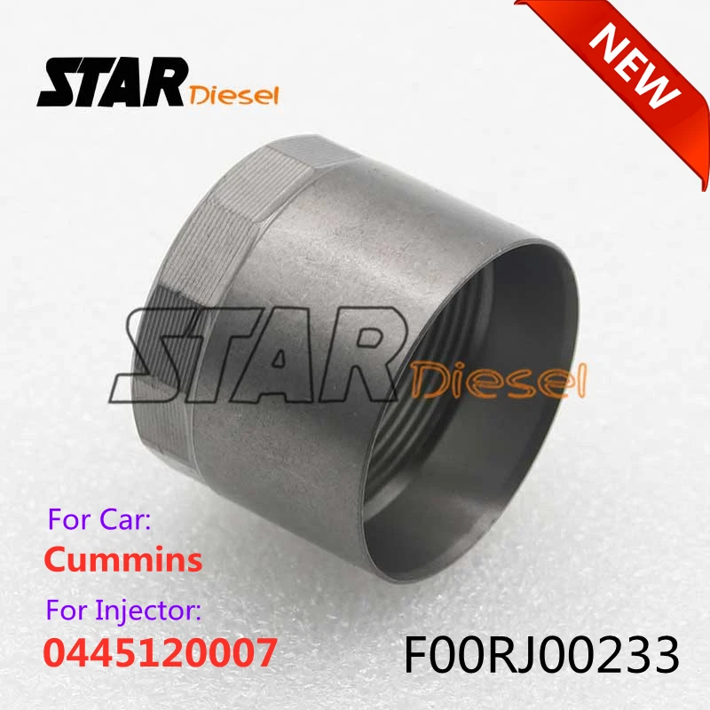 

F00RJ00233 колпачок соленоидного клапана гайка F00R J00 233 детали форсунки инжектора F 00R J00 233 для Cummins 120 серии 0445120007