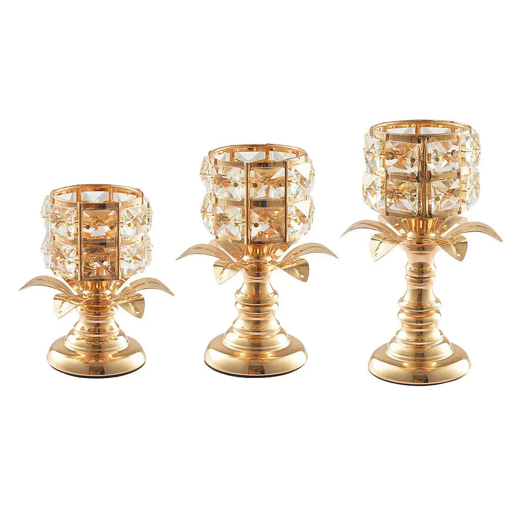 Хрустальный металический подсвечник обеденный журнальный столик центральная