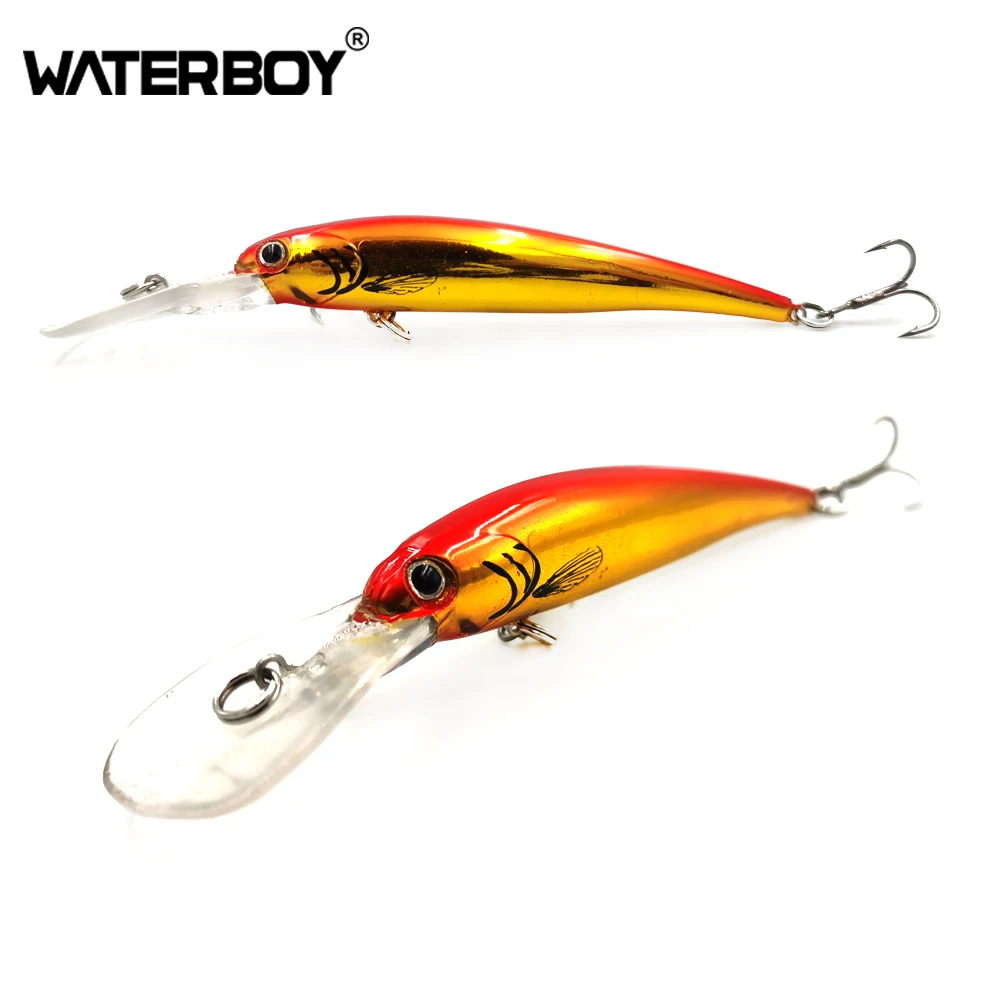 

Long Lip Minnow Fish Lure 9cm 8.5g Deep Wobbler SwimLure Artificial Pesca Hard Fishing Bait