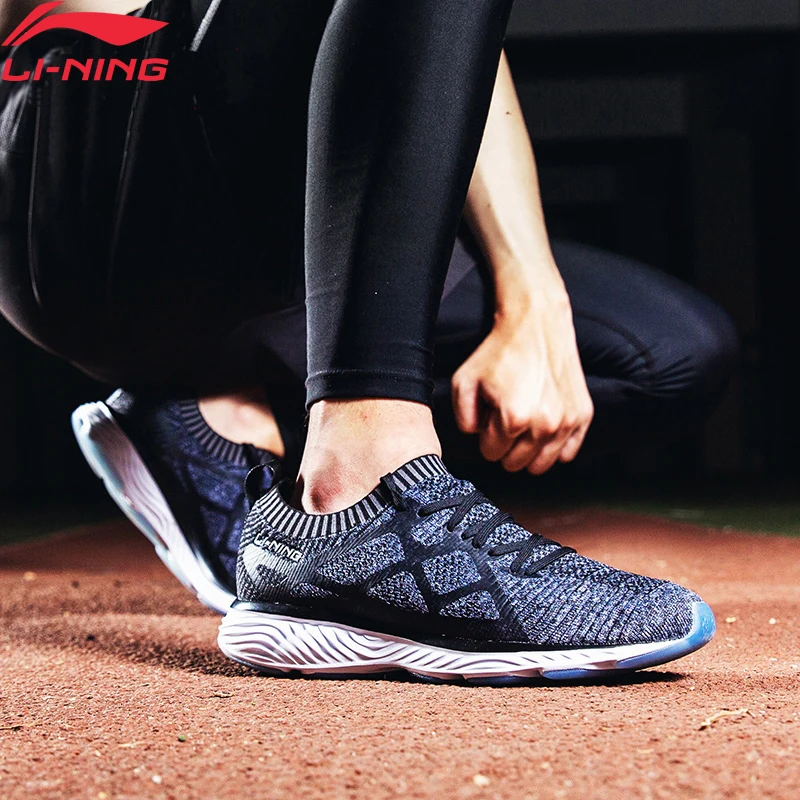Мужская беговая Обувь LN CLOUD III дышащие кроссовки с подкладом Li Ning спортивные из