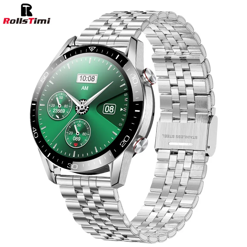 RT Bluetooth наручные Смарт часы с Для мужчин IP68 Водонепроницаемый поддерживает
