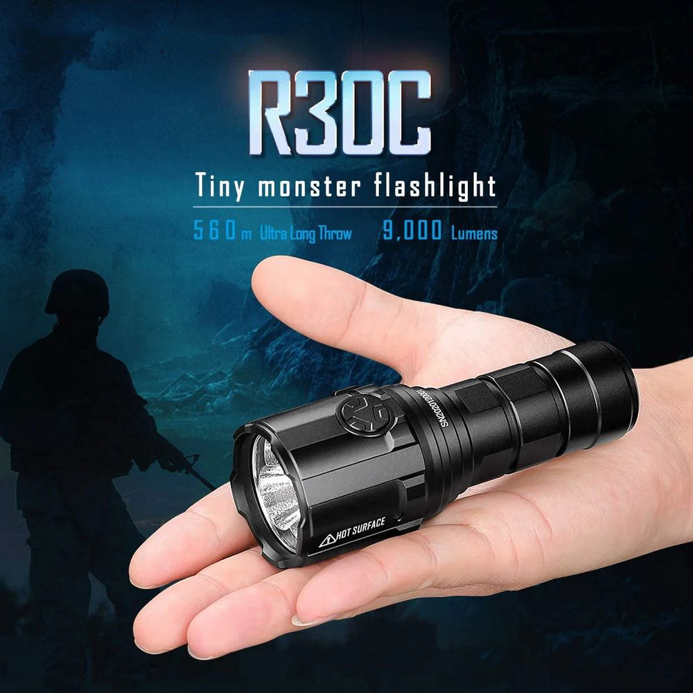 

IMALENT R30C мощный светодиодный фонарик 9000 люмен Type-C USB Перезаряжаемый фонарик с батареей 21700 для охоты, поиска и спасения