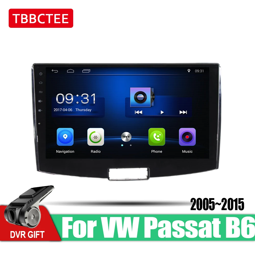 Автомагнитола для Volkswagen VW Passat B6 2005 ~ 2015 Android 2 din мультимедиа GPS навигация vedio стерео
