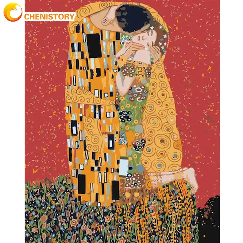 

Картина по номерам на холсте влюбленные CHENISTORY, 60x75 см, в рамке, для украшения гостиной