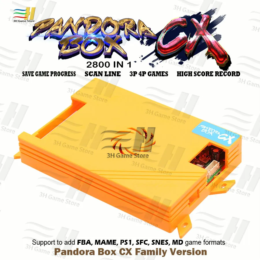 2021 Pandora Box CX 2800 в 1 семейная версия доски может сохранить игру для консольных