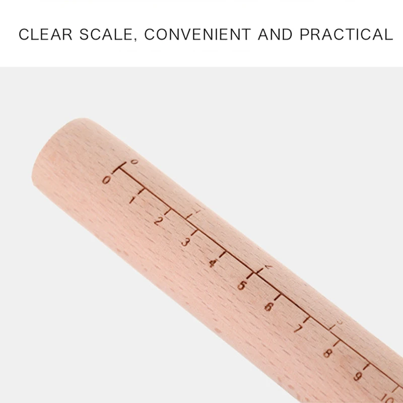 Деревянная Скалка кухонные инструменты для приготовления пищи из массива дерева