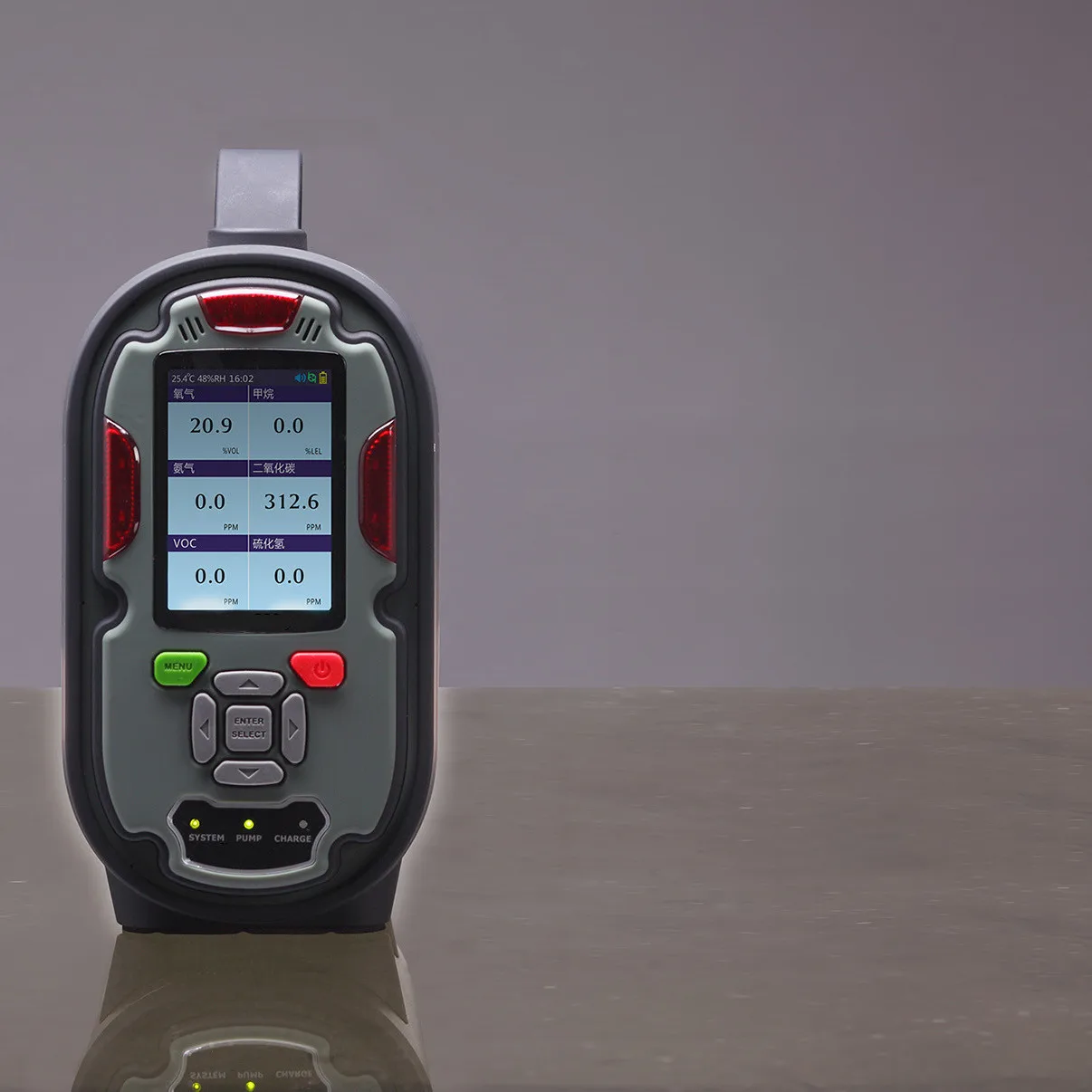 

China factory portable Alarm hydrogen H2S analyzer