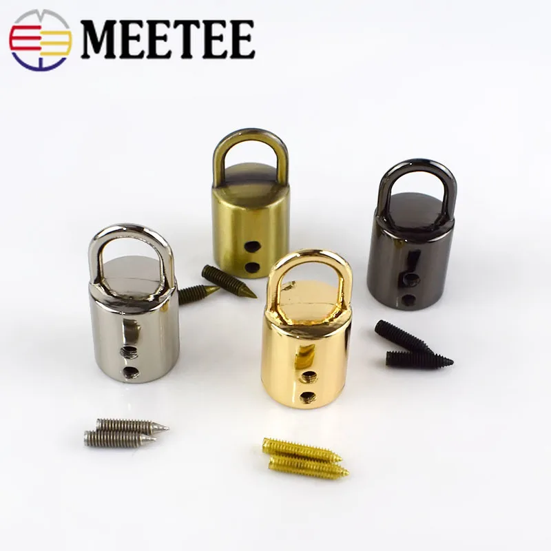 30 шт. золотистые и черные металлические шнурки для сумок с пряжкой кисточкой