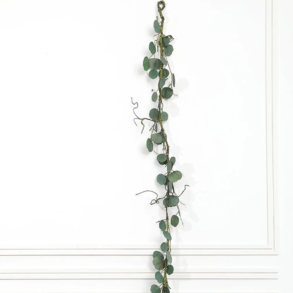 Домашние искусственные листья эвкалипта венки зеленые украшения вечерние для