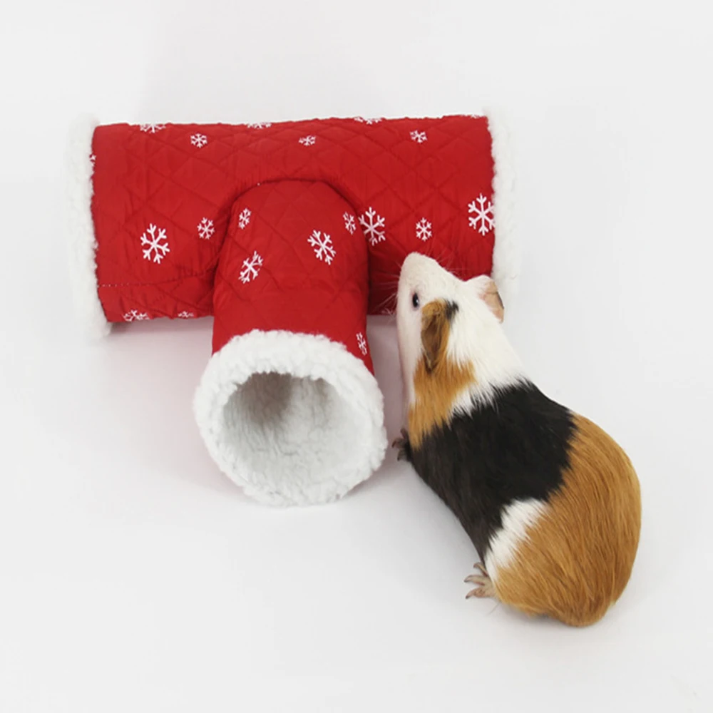 Туннели для домашних животных Т-образный домик теплая кровать маленькие