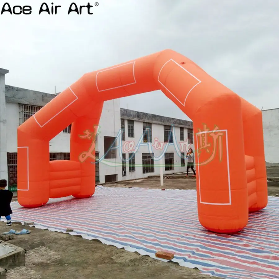 

4 Legs Inflatable Arch Gate Start Finish Line Archway With Sticker Box for Advertising