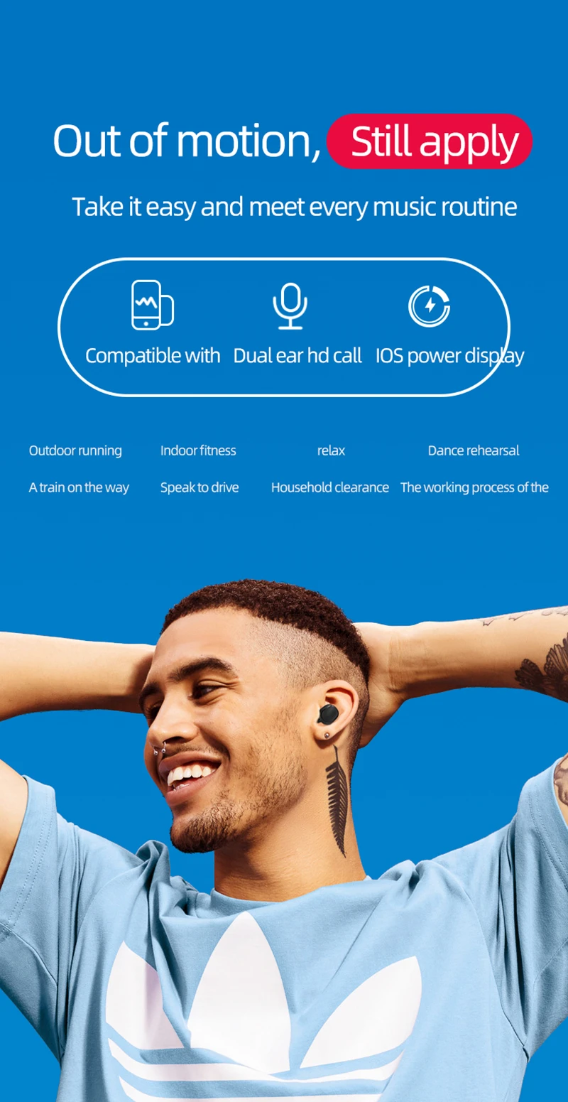 A6S Bluetooth гарнитуры для Redmi Air Dots беспроводные наушники 5,0 TWS наушники с шумоподавлением Микрофон для Xiaomi huawei handsfree ecouteur sans fil bluetooth sluchawki bezprzewodowe audifono bluetooth inalambric