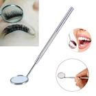 Стоматологическое зеркало для рта из нержавеющей стали многофункциональная проверка наращивания ресниц отбеливание зубов Чистка полости рта принадлежности для ресниц Инструменты