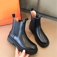 fashion women boots autumn womens shoes female ankle boots cool motorcycle chelsea winter shoes slip on brand designer footwear