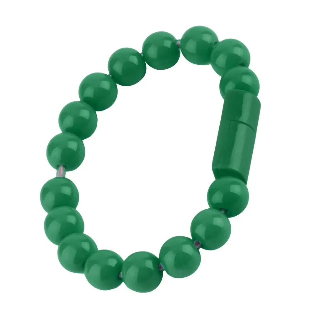 

Universal Creative USB to Micro-USB Type B USB Data Cable Beads Bracelet