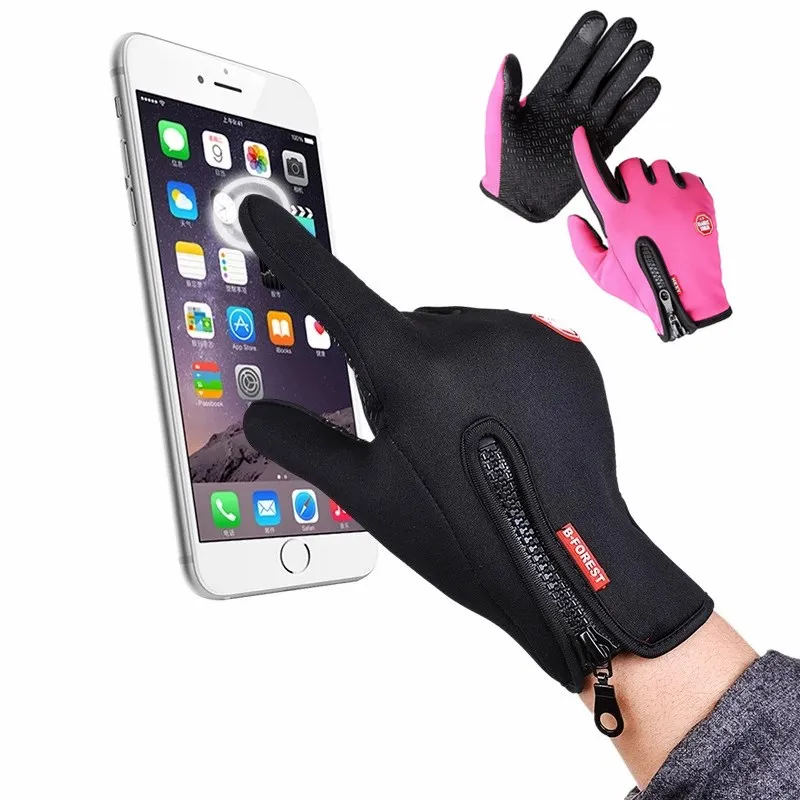 

Cycling Gloves Full Finger Touchscreen Bicycle Winter Warm Gloves Waterproof Outdoor Bike Skiing Hiking Motorcycle Riding Gloves