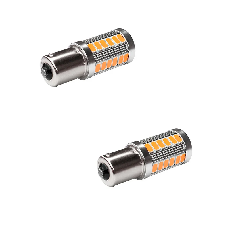 

Amber 1156PY BAU15S PY21W Led 33SMD Car Tail Turn Brake Reverse Signal Bulb Y
