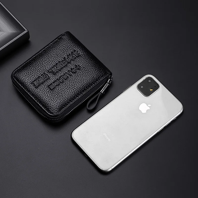 

Manufacturers Direct Selling Full-grain Leather Men's License Wallet Wallet Women's Three-in-One License Leather Case Women's