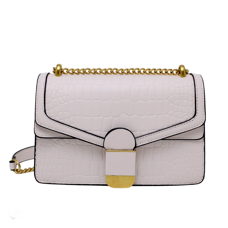 Однотонные сумки через плечо из искусственной кожи для женщин 2021 простая