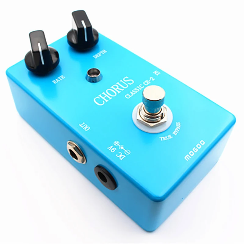Mosky для Ce 2 хора ручная педаль гитарных эффектов на основе Boss Chorus True Bypass Pedal De Guitarra