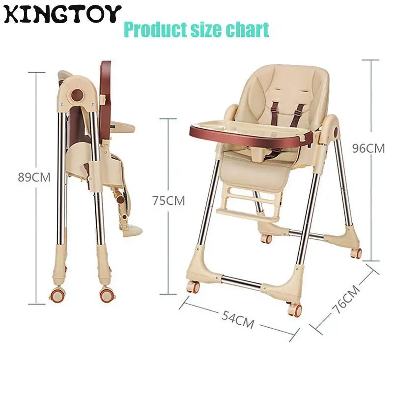 

Baby High Chair For Feeding Kids Table Chair Baby Chair With 4 Wheels Breast Feeding Chair Baby Eating Chair Baby Dinning Seat