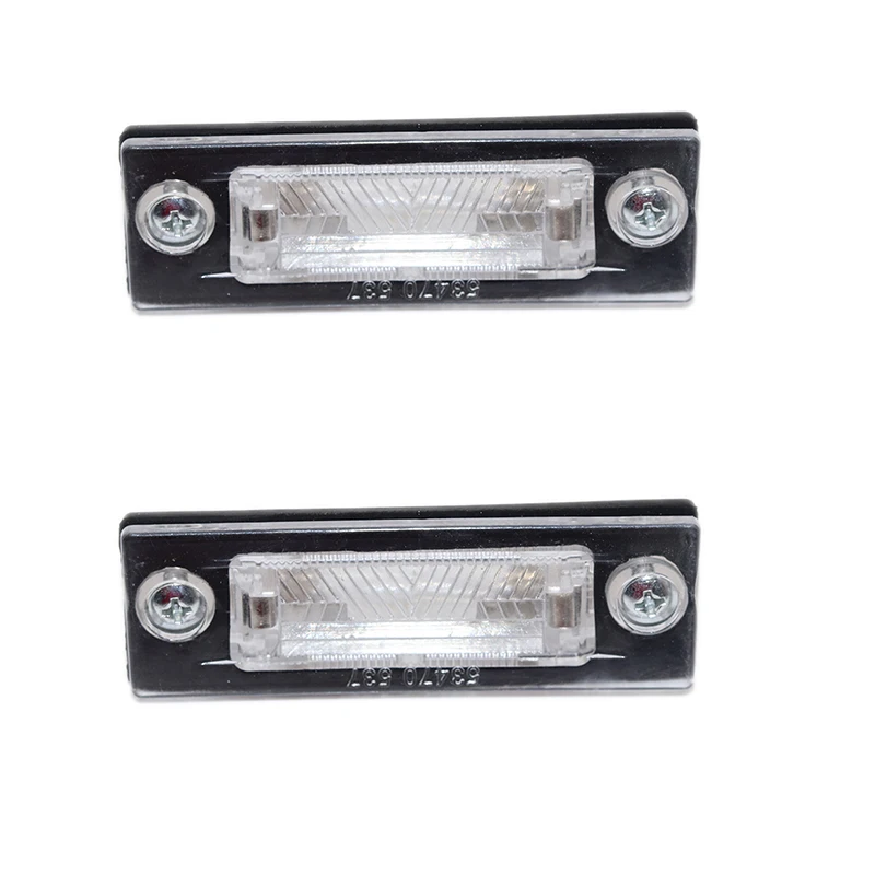 2pcs Светильник номерного знака для VW T5 Passat 3C B6 Caddy Touran Golf Plus 7403 OE 3B5943021E 3B5943021 3B5998026 3B5998026A - Цвет: 2pcs