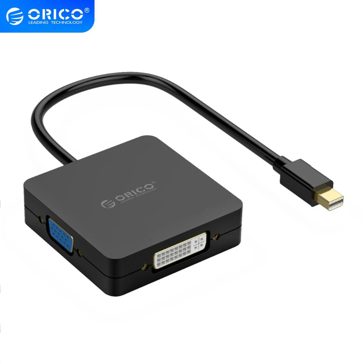 Фото Кабель ORICO 3 в 1 Mini DP Для HDMI VGA DVI 1080P видео конвертер адаптер для Xbox PS3 PS4 ПК ноутбука