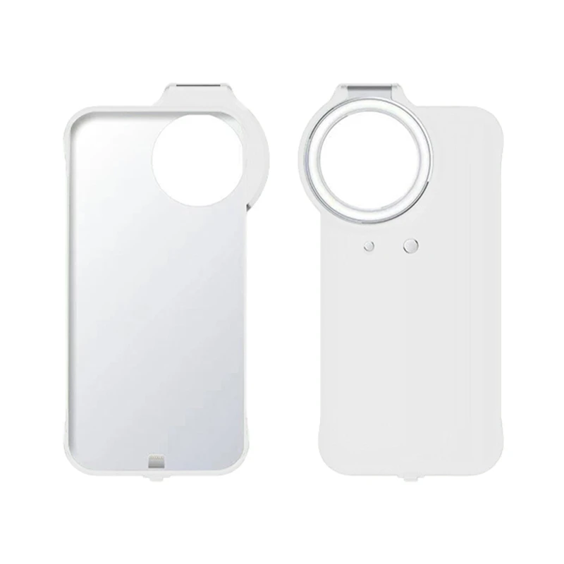 

Новый чехол для телефона с ярким светом, подходит для iPhone12 /12 Pro, чехол для телефона, круглый светодиодный светильник ильник