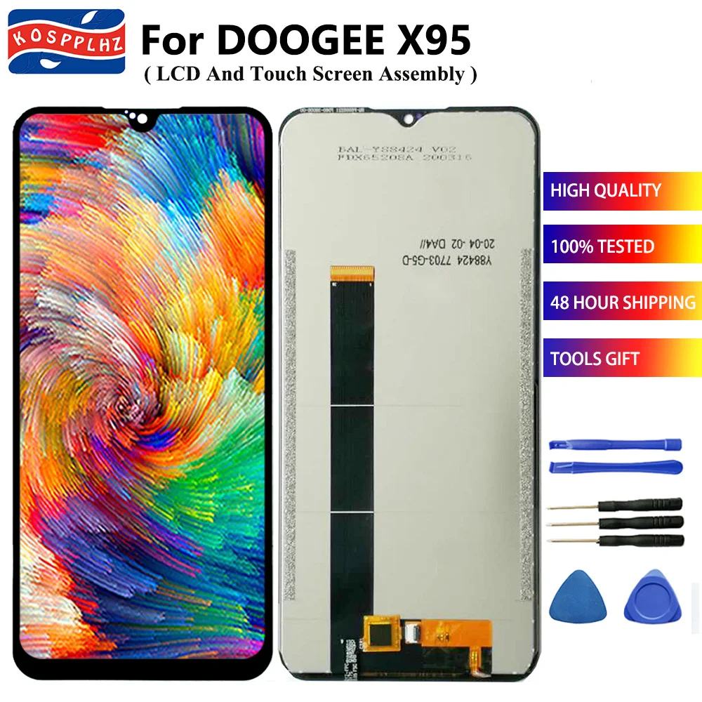 KOSPPLHZ 6 52 &quotоригинальный Для DOOGEE X95 ЖК-дисплей + сенсорный экран в сборе высокое