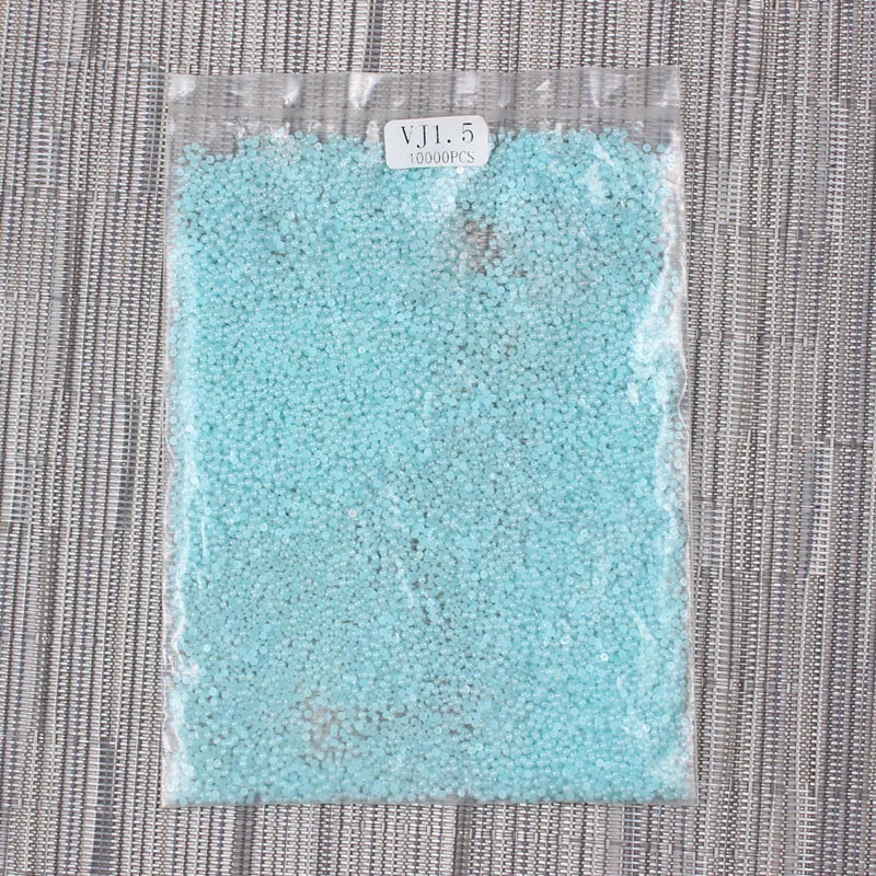 10000 шт./упак. новый дизайн ногтей полужемчуг 1 5 мм 3D Стразы украшения для оптовая