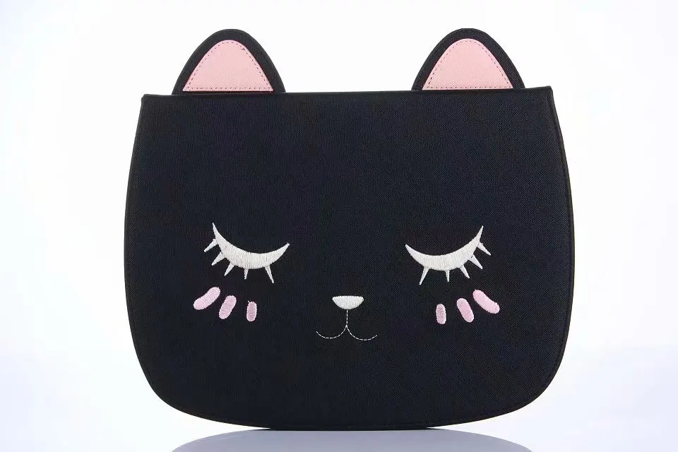 black of cat Ударопрочный чехол с милым мультяшным рисунком для iPad Mini 1 2 3 4 5 чехлов из искусственной кожи, мягкий чехол из ТПУ для iPad Mini5 Mini4 funda - Цвет: black of cat