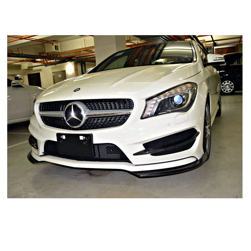 Передние разветвители для губ W117 спойлер Benz CLA Class C117 CLA250 CLA260 CLA45 2014-2016 защитные