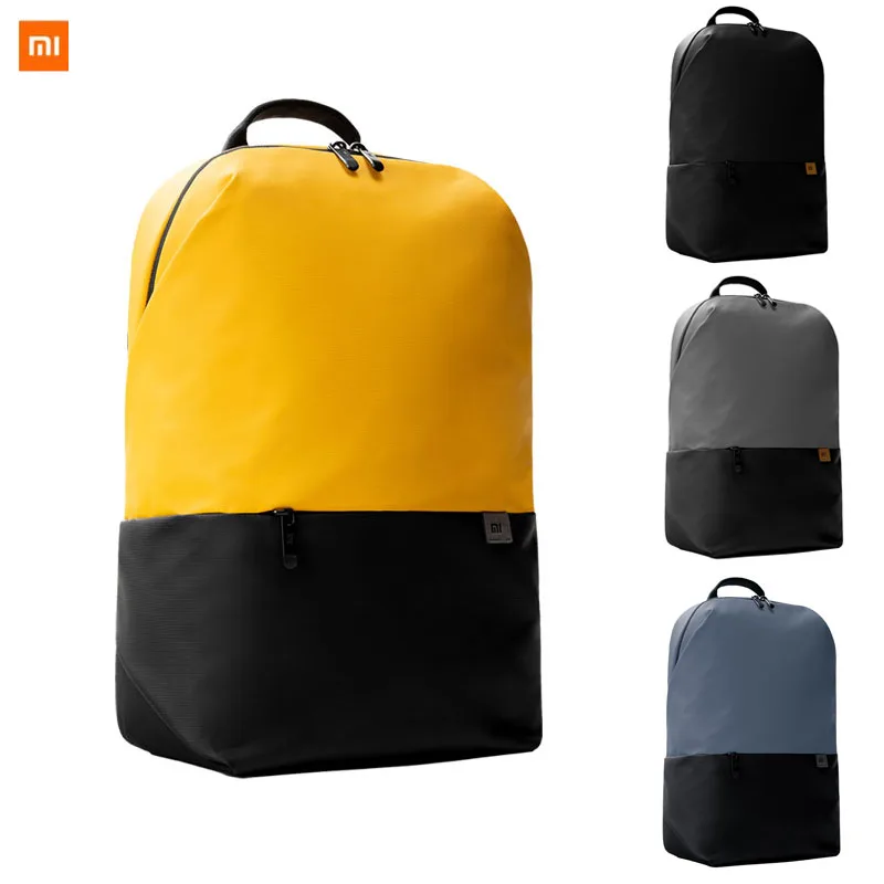 Оригинальный Xiaomi Простой повседневный рюкзак 20L большой емкости располагаться