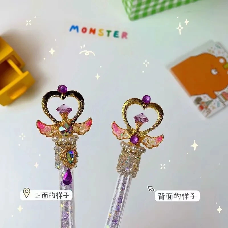 

Kawaii Magic Scepter Broken Diamond Art Knife Express Unwrapping Envelope Office Paper Cutter School Stationery Knife