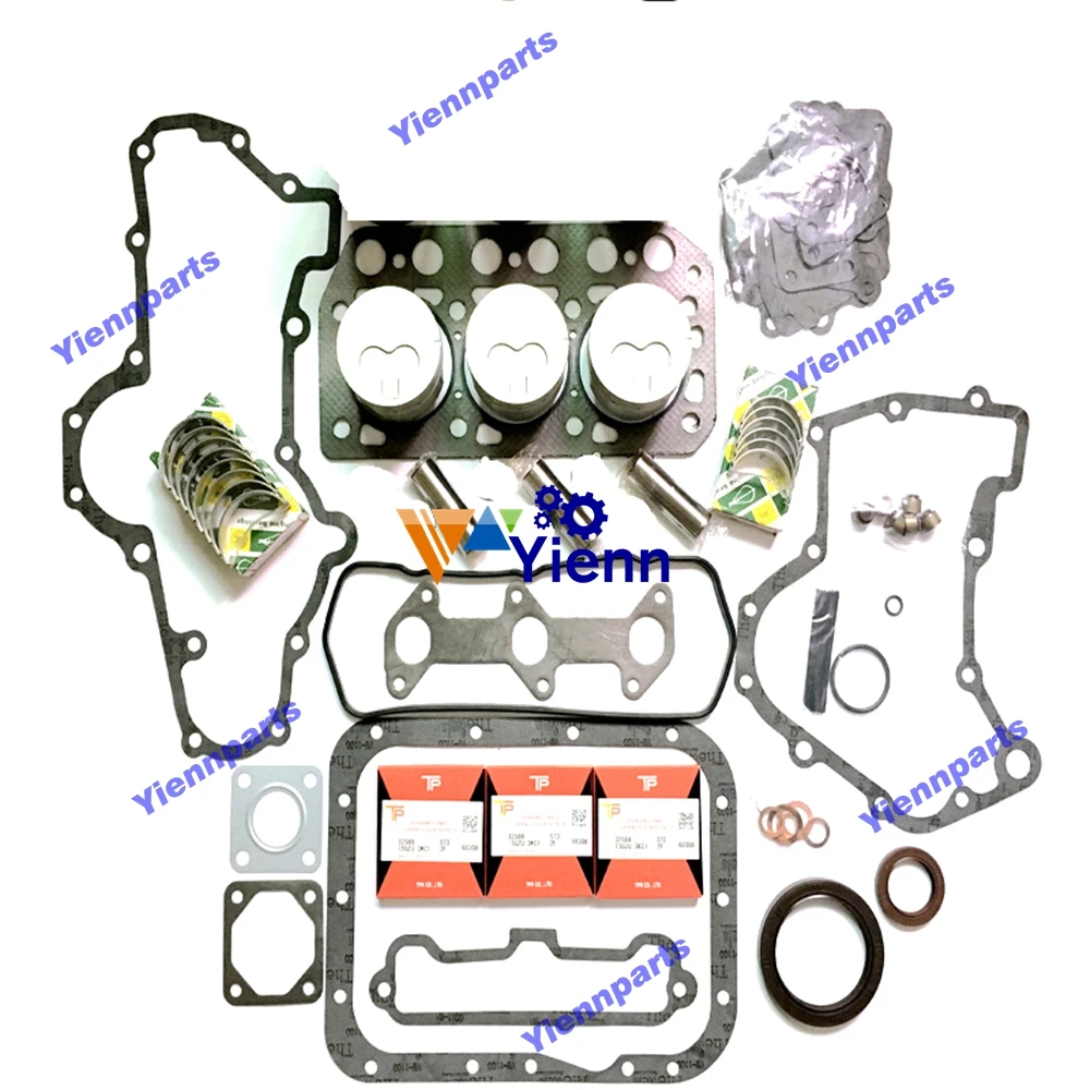 

For Mitsubishi K3D Overhual Reuild Kit MM434004 With Piston Ring For ISEKI TU160 TU170 TU175 TU165 TU167 TU177 Tractors Engine
