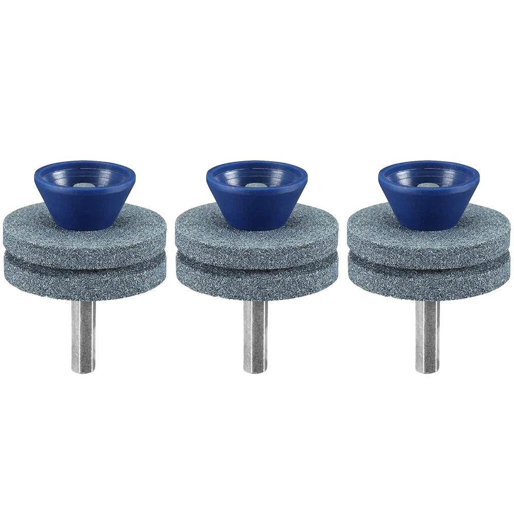 

MultiSharp Rotary Lawn Mower Sharpener Lawnmower Blade Sharpener Universal Grinding Drill Cuts Garden Lawn Mower Parts 3Pcs