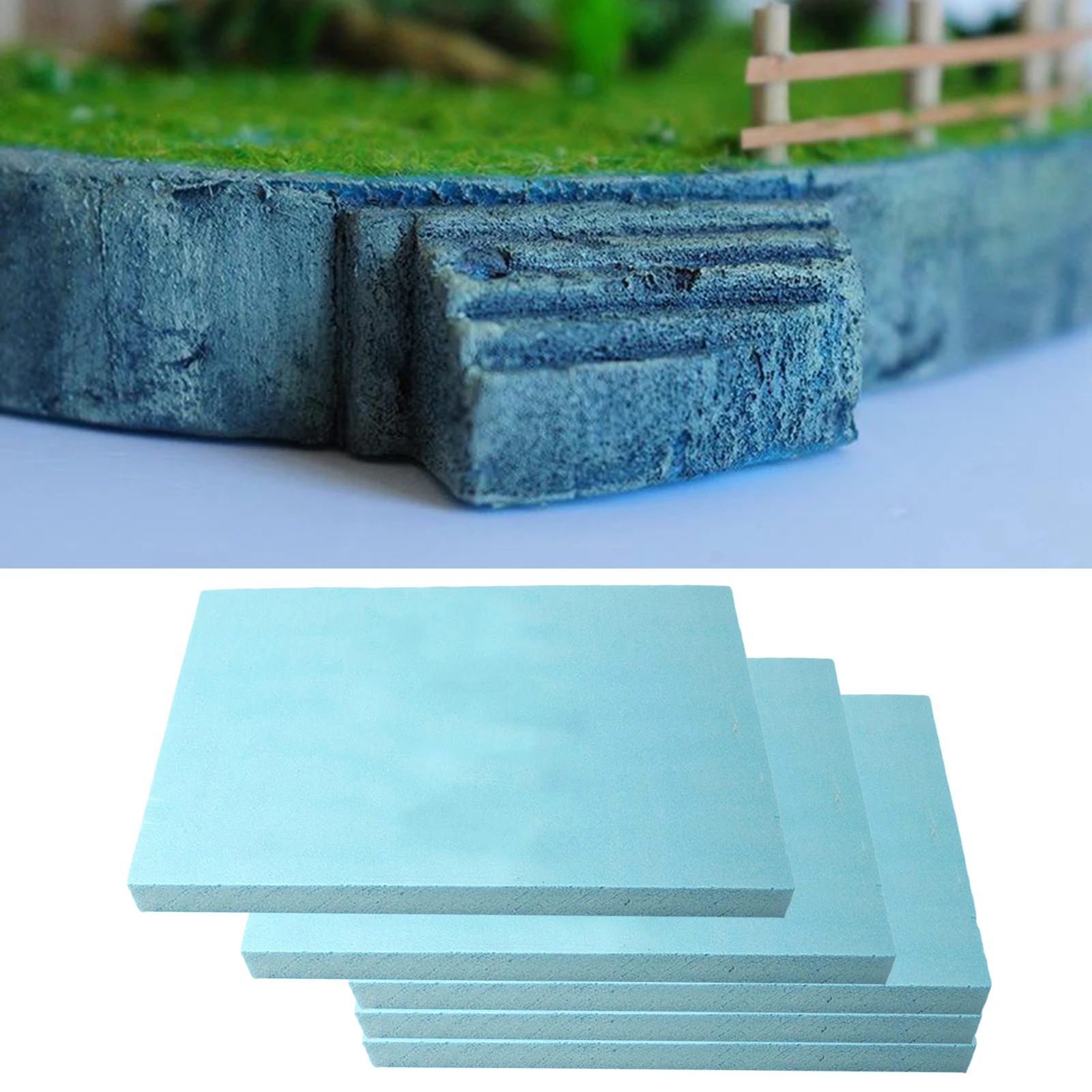 

295x395x30mm Foam Slab Crafts Model Diorama Building Landscape Base Blocks