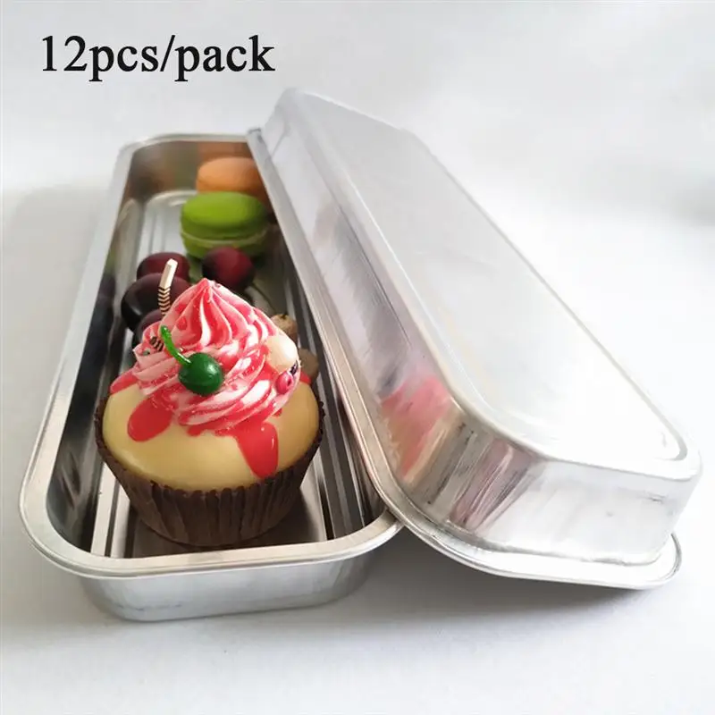 12 шт. одноразовых контейнеров для хранения еды одноразовая упаковочная коробка