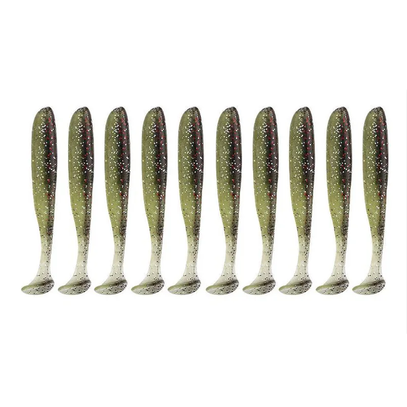 

10pcs/Lot Soft Lures Silicone Bait 7cm 2g Goods For Fishing Sea Fishing Pva Swimbait Wobblers Artificial Tackle