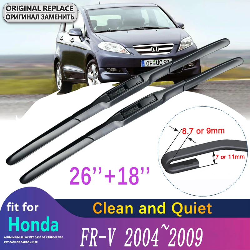 

Car Wiper Blade for Honda FR-V FRV 2004 2005 2006 2007 2008 2009 Front Windscreen Windshield Wipers Brushes Car Accessories