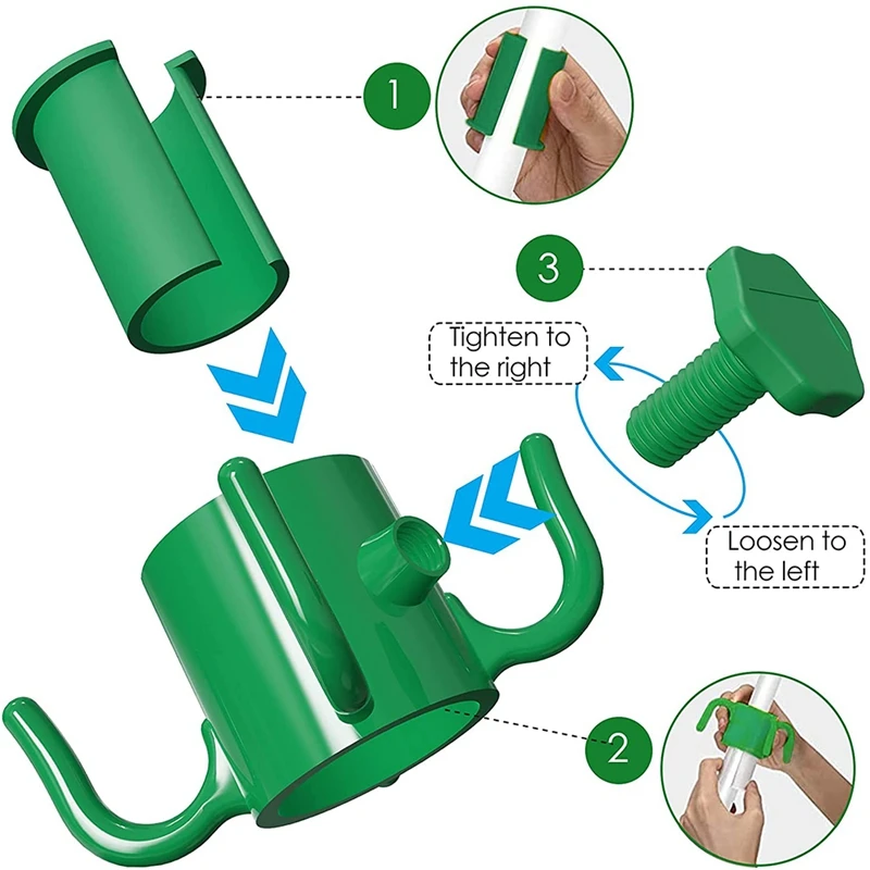 5 шт. пластиковые крючки для зонта 4 зубца