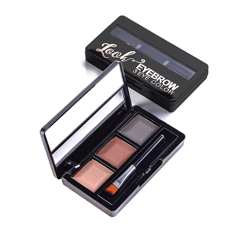 Женский пудра для бровей Тени век поддон девочек дымчатые глаза инструмент