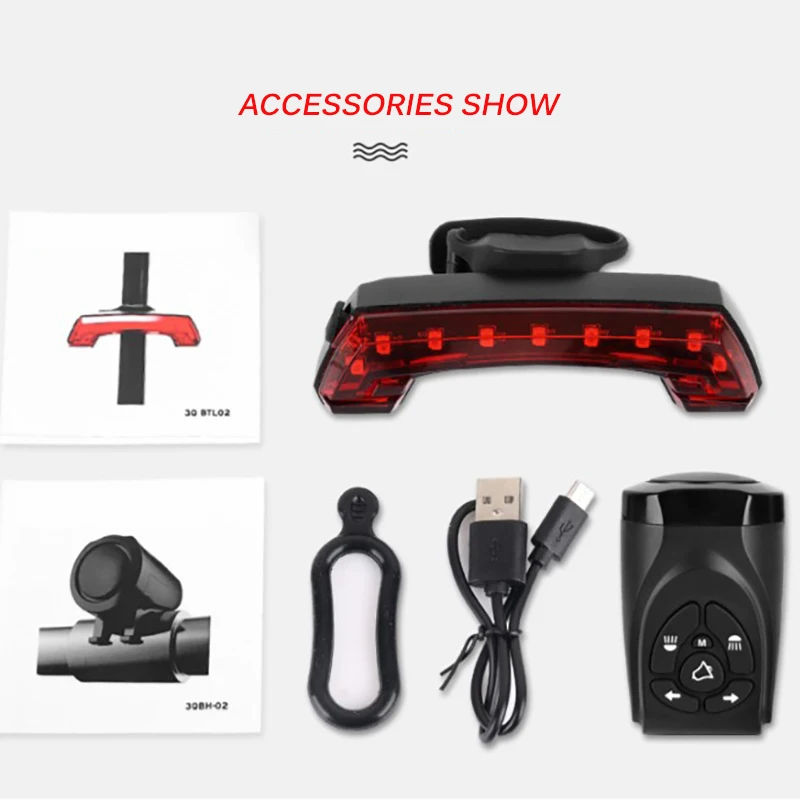 Велосипедный светильник дистанционного Управление велосипед Индикатор Прочный