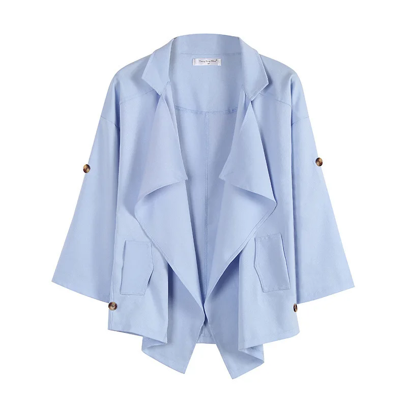 Новинка 2020 Женская ветровка весна-осень корейские пальто женская модная JR117 KJ2369 |