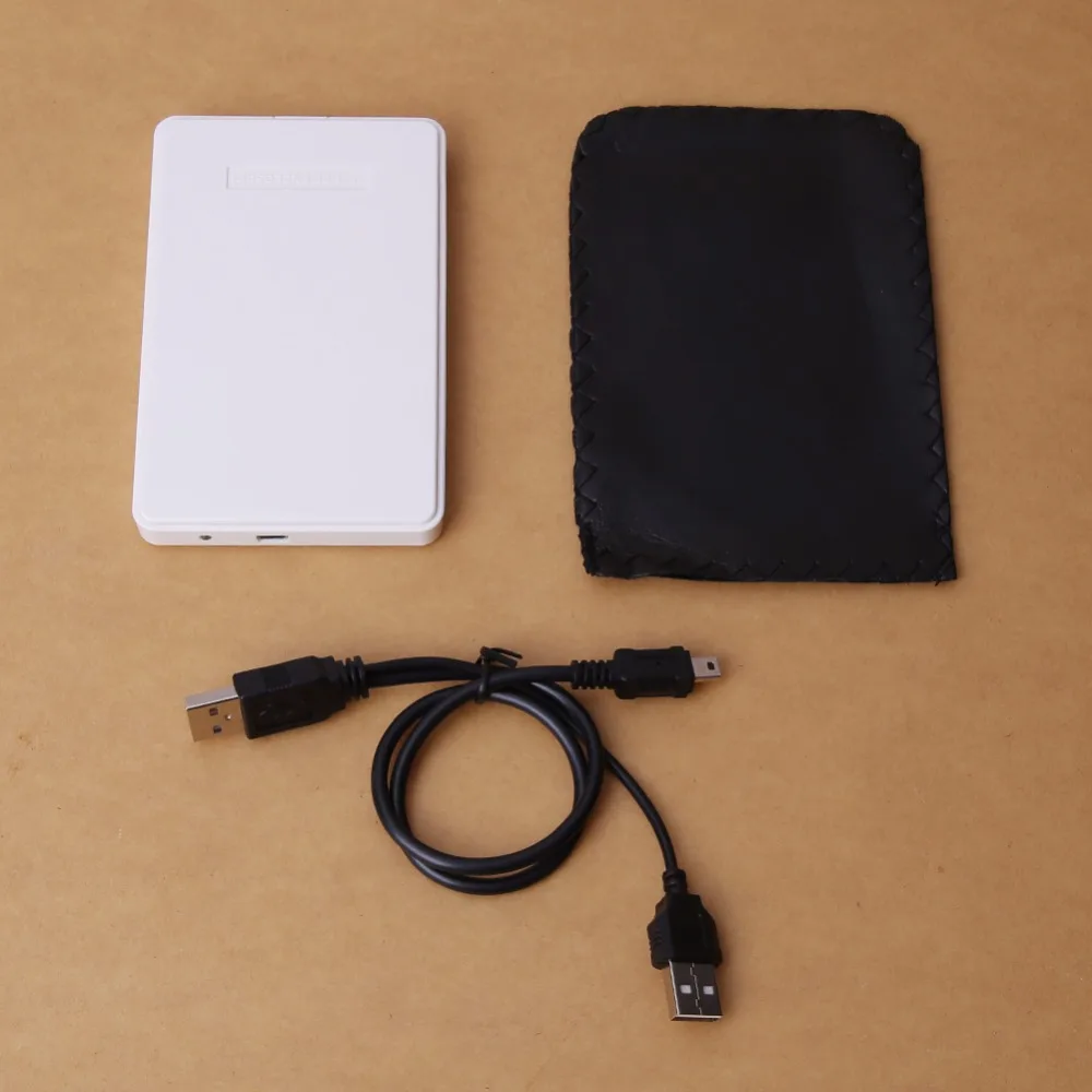 2,5 дюйма USB 2,0 Внешний HDD корпус 480 Мбит/с поддержка 3 ТБ алюминиевый HDD чехол для 2," SATA жесткий диск чехол