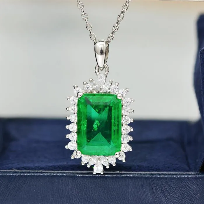 

Designer Fashion 925 Sterling Silver Jewelry 5A Cubic Zirconia Party Necklace